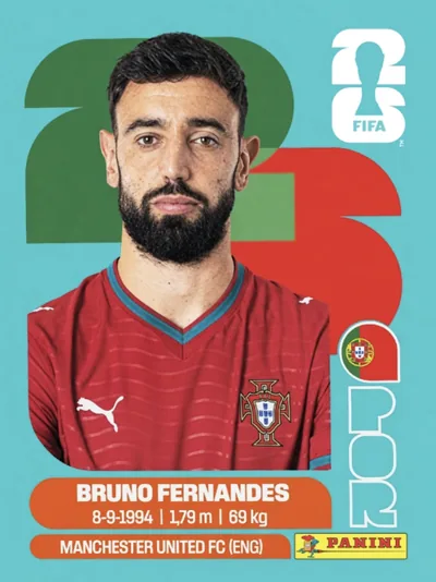 Figurinha de Bruno Fernandes