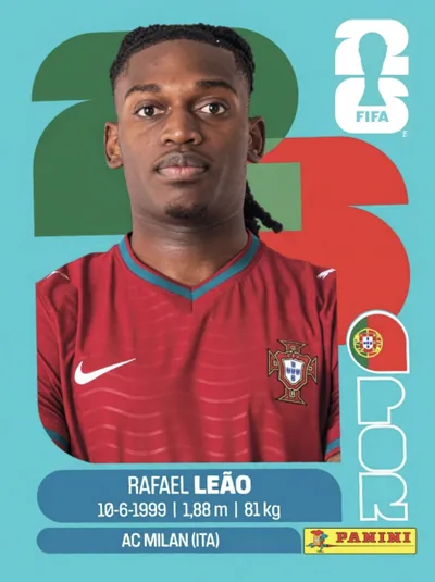Figurinha de Rafael Leão