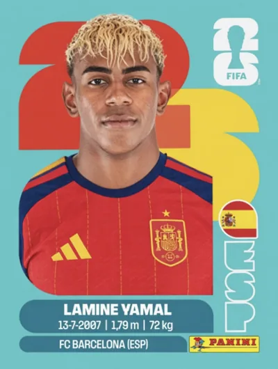 Figurinha de Lamine Yamal