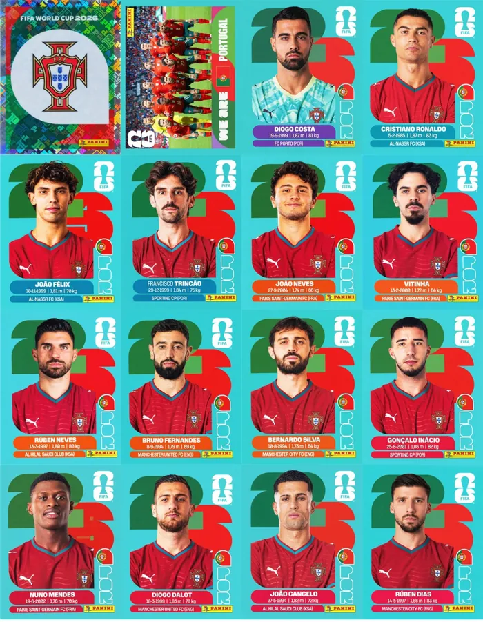 Página da seleção Portugal
